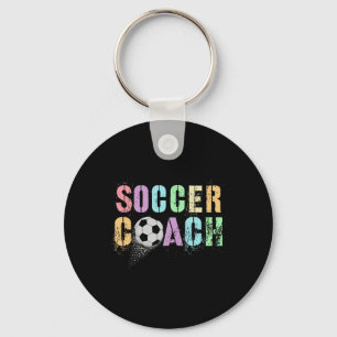 Porte-clés Entraîneur de football Groovy Jouez Maman Coaching