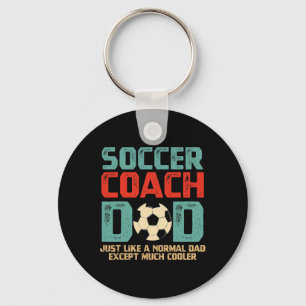 Porte-clés Entraîneur de football Papa Fête des pères Cadeau