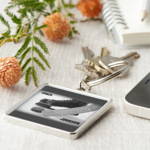 Porte-clés Entraîneur de hockey sur glace Merci