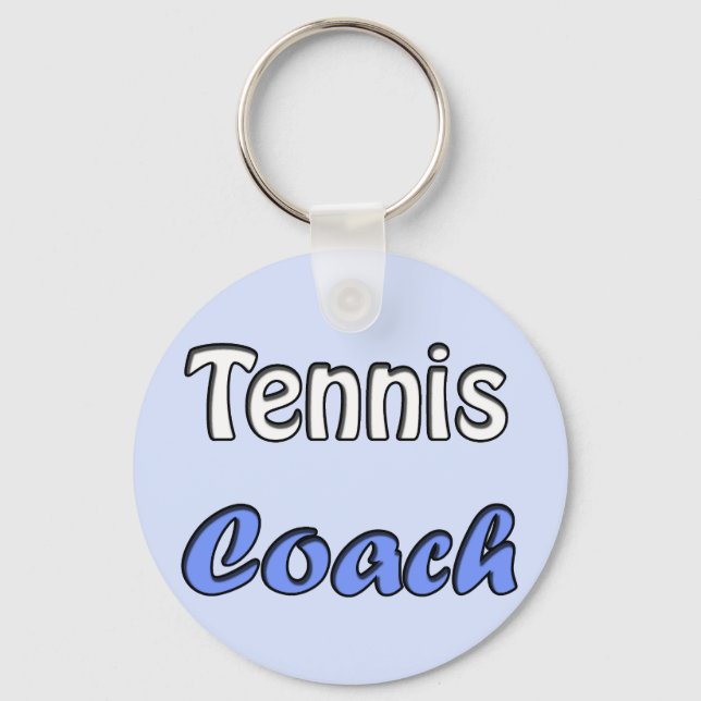 Porte-clés Entraîneur de tennis (Recto)