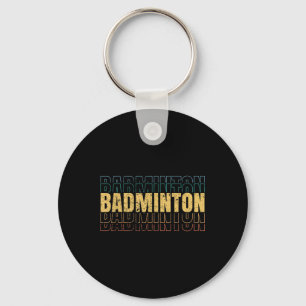 Porte-clés Entraîneur du joueur d'équipe Badminton Love