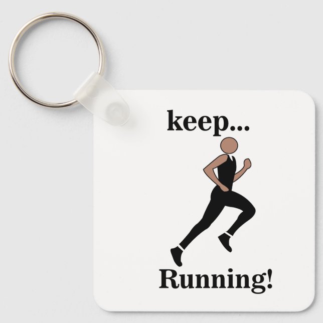 Porte-clés Entraîneur sportif de coureur (Recto)