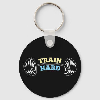 Porte-clés Entraînez-vous durement