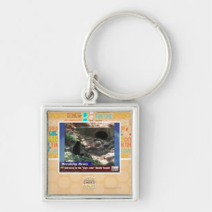 Porte-clés Entrée au côté en noir