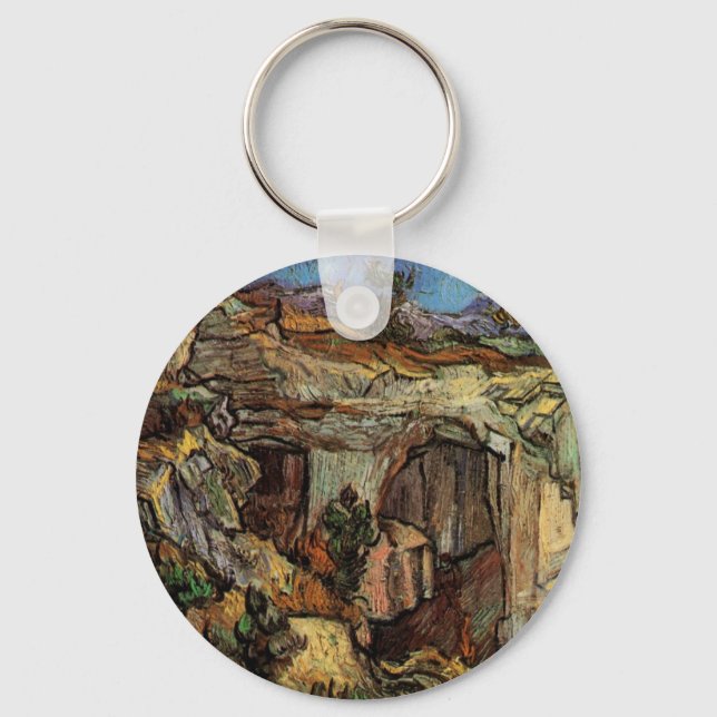Porte-clés Entrée de la carrière, Saint-Remy par Vincent van  (Recto)