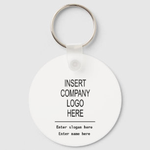 Porte-clés Entreprise de logo personnalisé pour la promotion