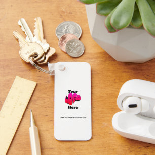 Porte-clés Entreprise Promotionnelle de Logo Minimaliste Simp