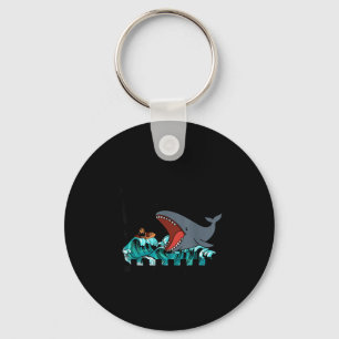 Porte-clés Entrez en faisant la volonté de dieu homme baleine