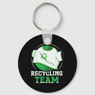 Porte-clés Environnement de Jour des terres de recyclage des