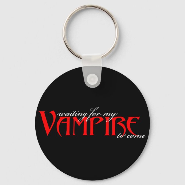 Porte-clés Envoie-moi un vampire... (Recto)