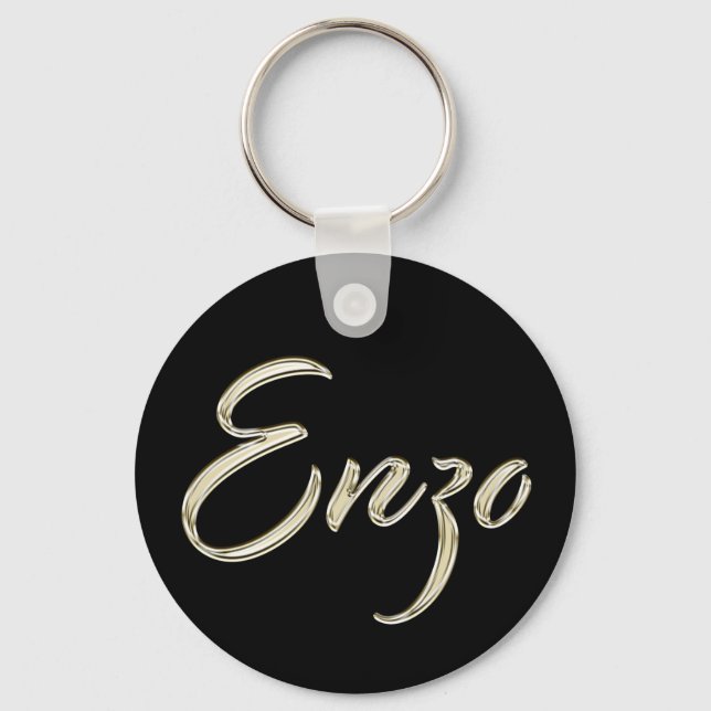 Porte-clés Enzo Whitegold Button (Recto)
