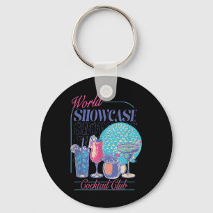 Porte-clés Epcot Drinking World Showcase Tail Club Boire T