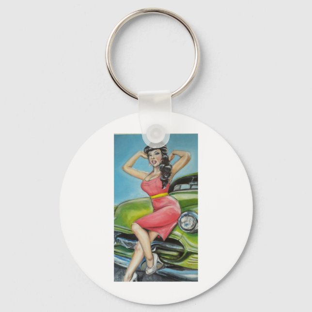 Porte-clés Epicerie pop pastèque (Recto)