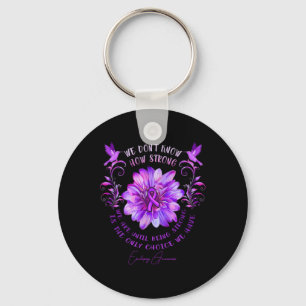 Porte-clés EPILEPSY SENSIBILISATION Flower Nous ne savons pas