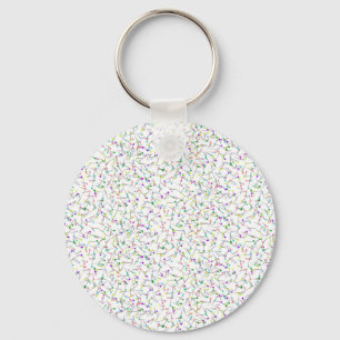 Porte-clés Épingles à coudre colorées Couturière Robe blanche