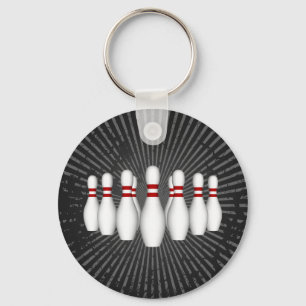 Porte-clés Épingles de Bowling : Modèle 3D : Porte - clé