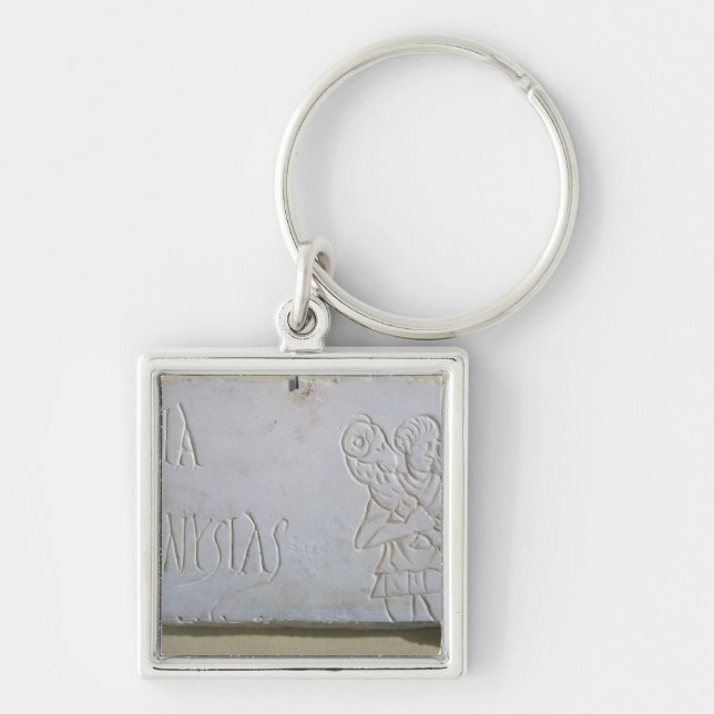 Porte-clés Épitaphe avec un soulagement du bon berger (Devant)