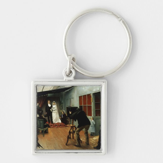 Porte-clés Épousant au photographe, 1878-9 (Devant)