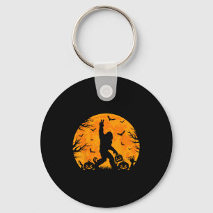 Porte-clés Épouvantable Halloween Bigfoot Citrouille Drôle Ha