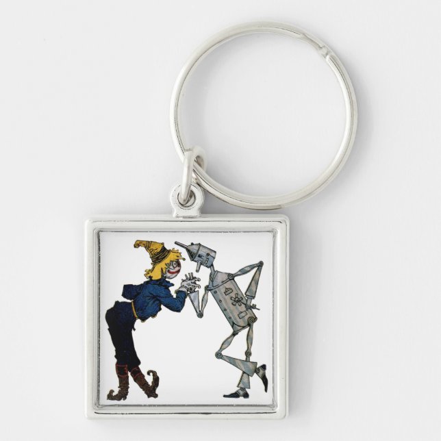 Porte-clés Épouvantail et homme de fer-blanc (Devant)
