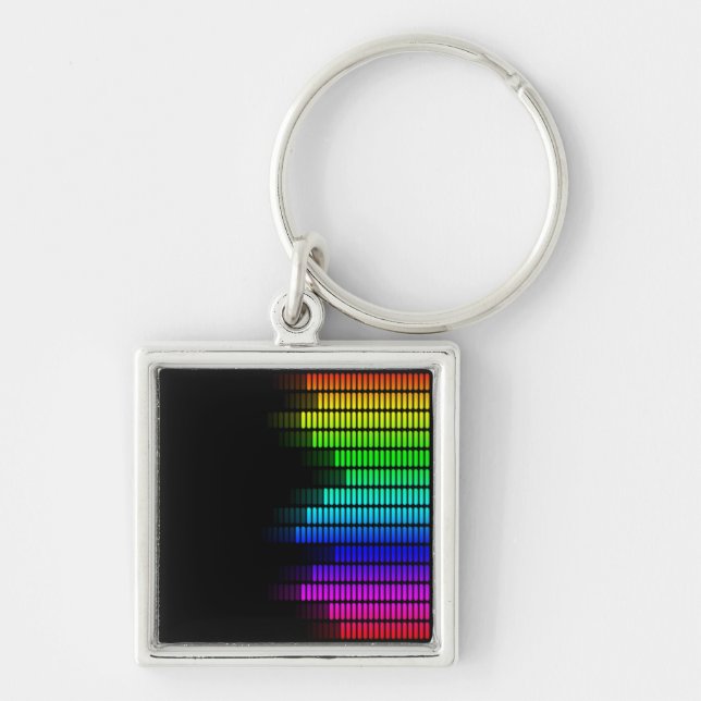 Porte-clés équalisateur arc-en-ciel (Devant)