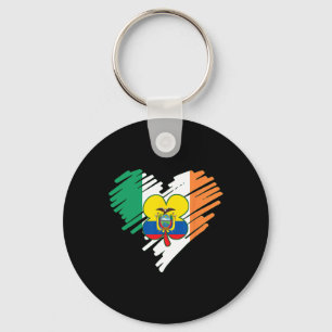 Porte-clés Equateur Fier Equatorien Drapeau Saint Patricks Jo