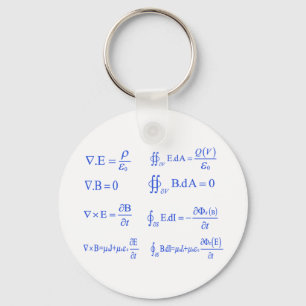 Porte-clés équation de physique de maxwell