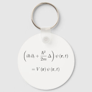Porte-clés Équation d'ondes de Schrodinger