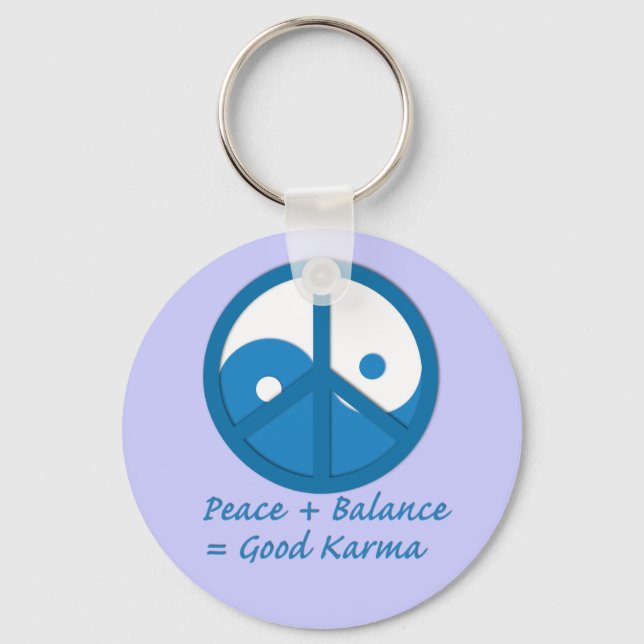 Porte-clés Équation pour bon Karma (Recto)