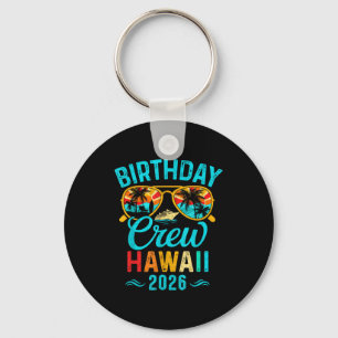 Porte-clés équipage d'anniversaire à Hawaï vacances 2026 fami