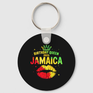 Porte-clés Équipage d'anniversaire Voyage Jamaïque 2025 Lips