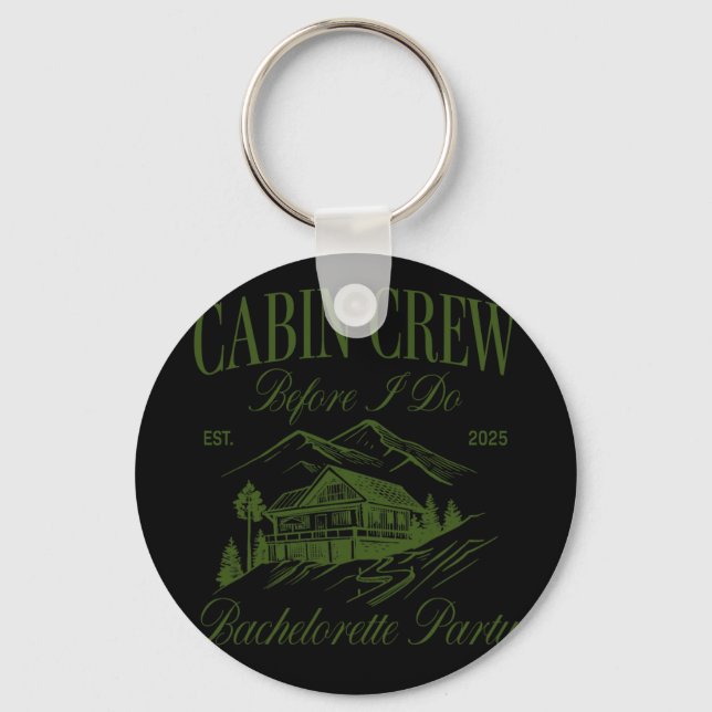 Porte-clés Équipage de Cabine Avant de Faire Camp de Fête de  (Recto)