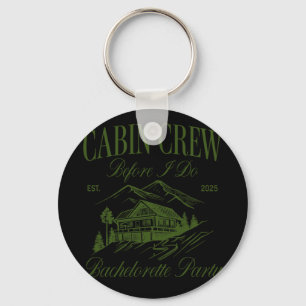 Porte-clés Équipage de cabine avant de faire la fête de bache