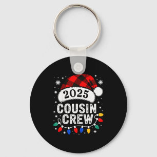 Porte-clés Équipage de cousins Noël 2025 Santa Enfants Famill