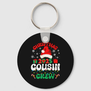 Porte-clés Équipage de cousins Noël 2025 Xmas Drôle de famill