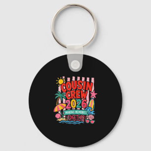 Porte-clés Équipage de cousins réunion de famille de vacances