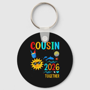 Porte-clés Équipage de cousins voyage en famille à la plage v