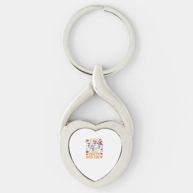 Porte-clés Équipage de OBGYN Boo Infirmière squelette dansant (Devant)