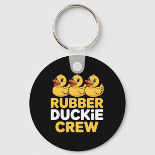 Porte-clés Équipage de Rubber Duckie profitant des vacances s