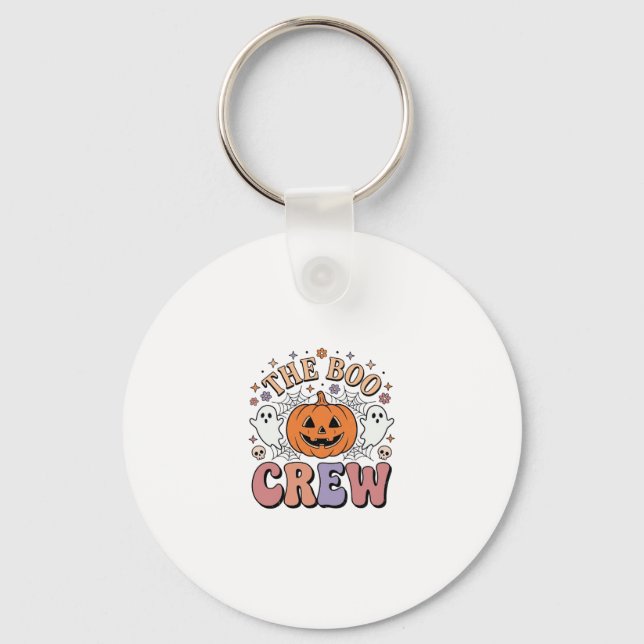Porte-clés Équipage fantôme d'Halloween Mignon Fantomatique V (Recto)