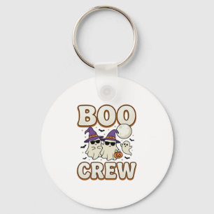 Porte-clés Équipage fantôme Halloween Vintage Vector Design_1