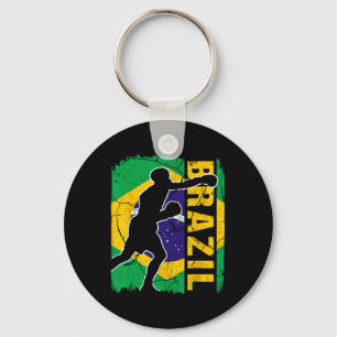 Porte-clés Équipe brésilienne de boxe Brésil Drapeau Gants de