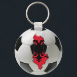 Porte-clés Équipe d'Albanie<br><div class="desc">Montrez votre soutien à l'équipe nationale albanaise ! Merci pour le shopping SnarkyMarty ! Tous les pourcentages gagnés par les ventes de SM vont aider la famille de notre designer dans leurs efforts pour adopter un enfant (ou des enfants!). Merci pour votre soutien.</div>