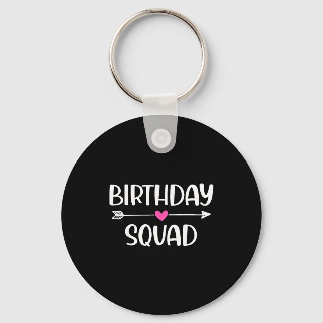 Porte-clés Équipe d'anniversaire Cadeau drôle Hommes Garçons  (Recto)