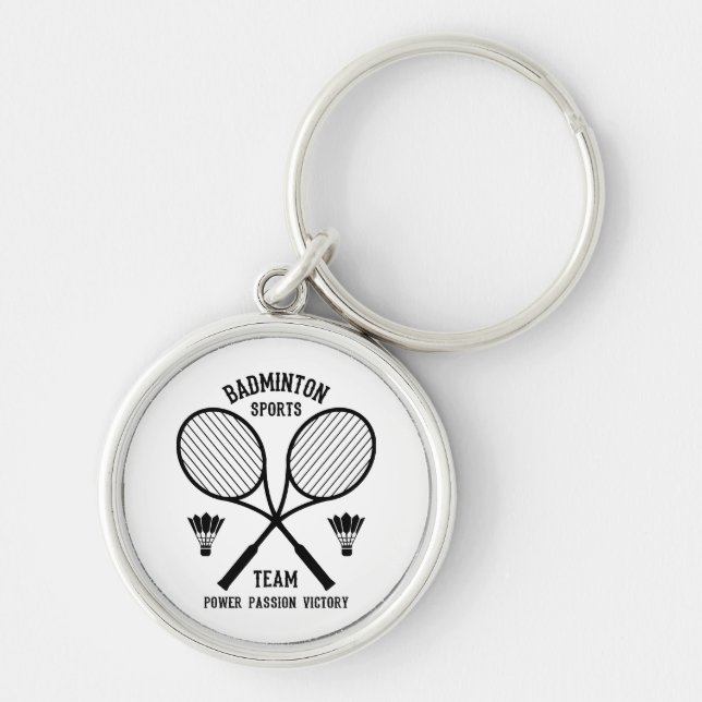 Porte-clés Équipe de badminton (Devant)