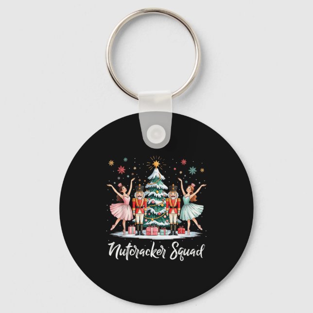Porte-clés Équipe de ballet de danse de Noël Casse-Noisette F (Recto)
