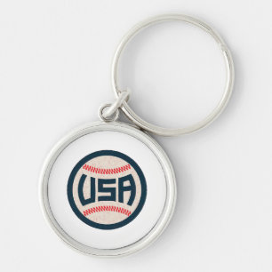 Porte-clés Équipe de baseball USA