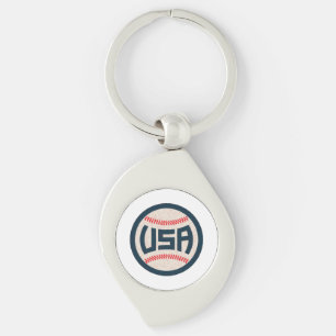 Porte-clés Équipe de baseball USA