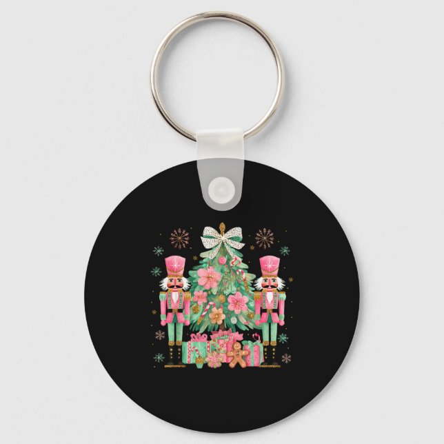 Porte-clés Équipe de Casse-Noisette Arbre de Noël Ballet Dans (Recto)