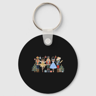 Porte-clés Équipe de Casse-Noisette Ballet Danse Famille Noël
